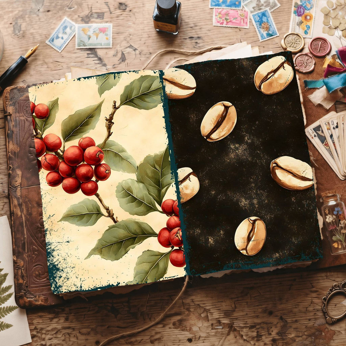 Coffee Digital Papers