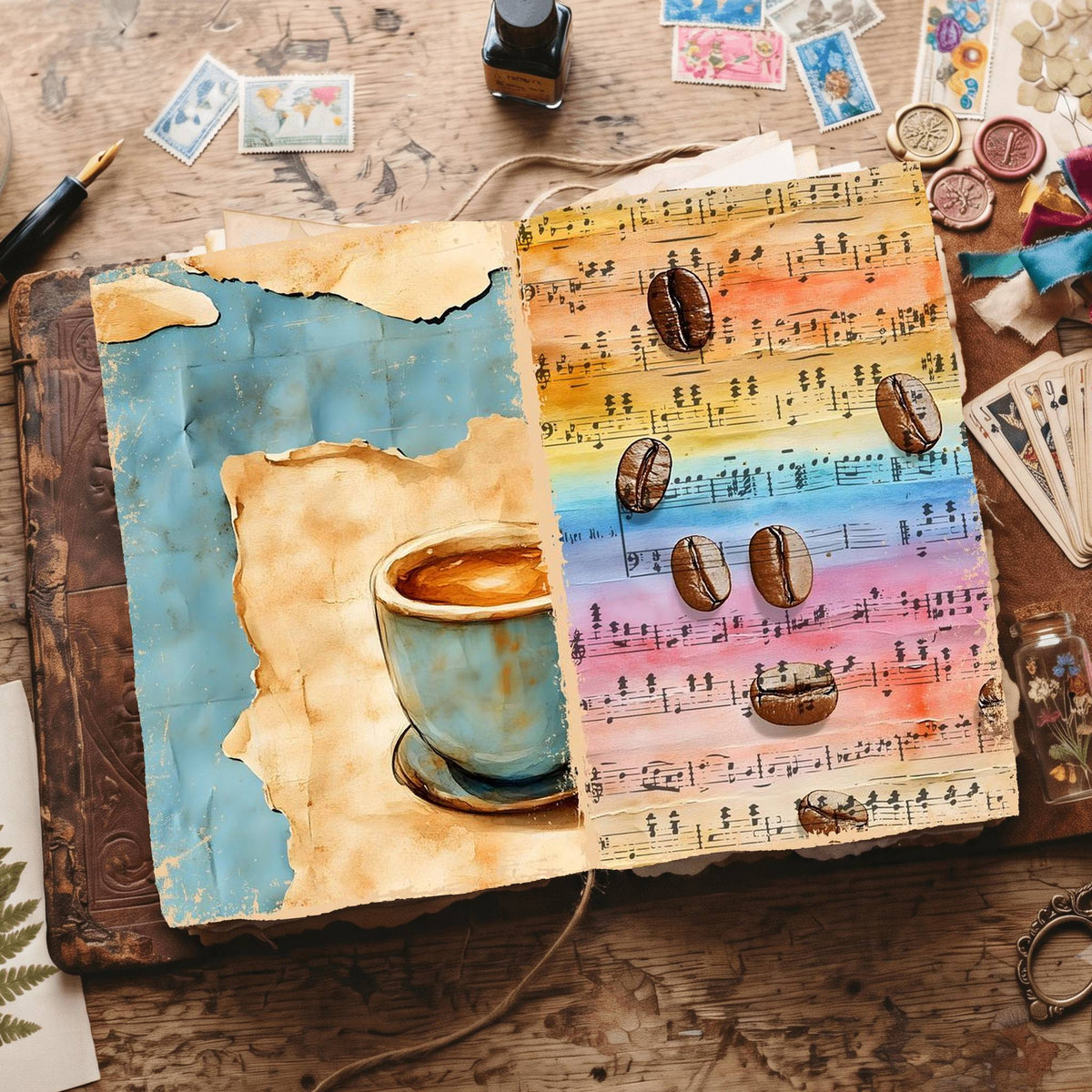 Coffee Digital Papers