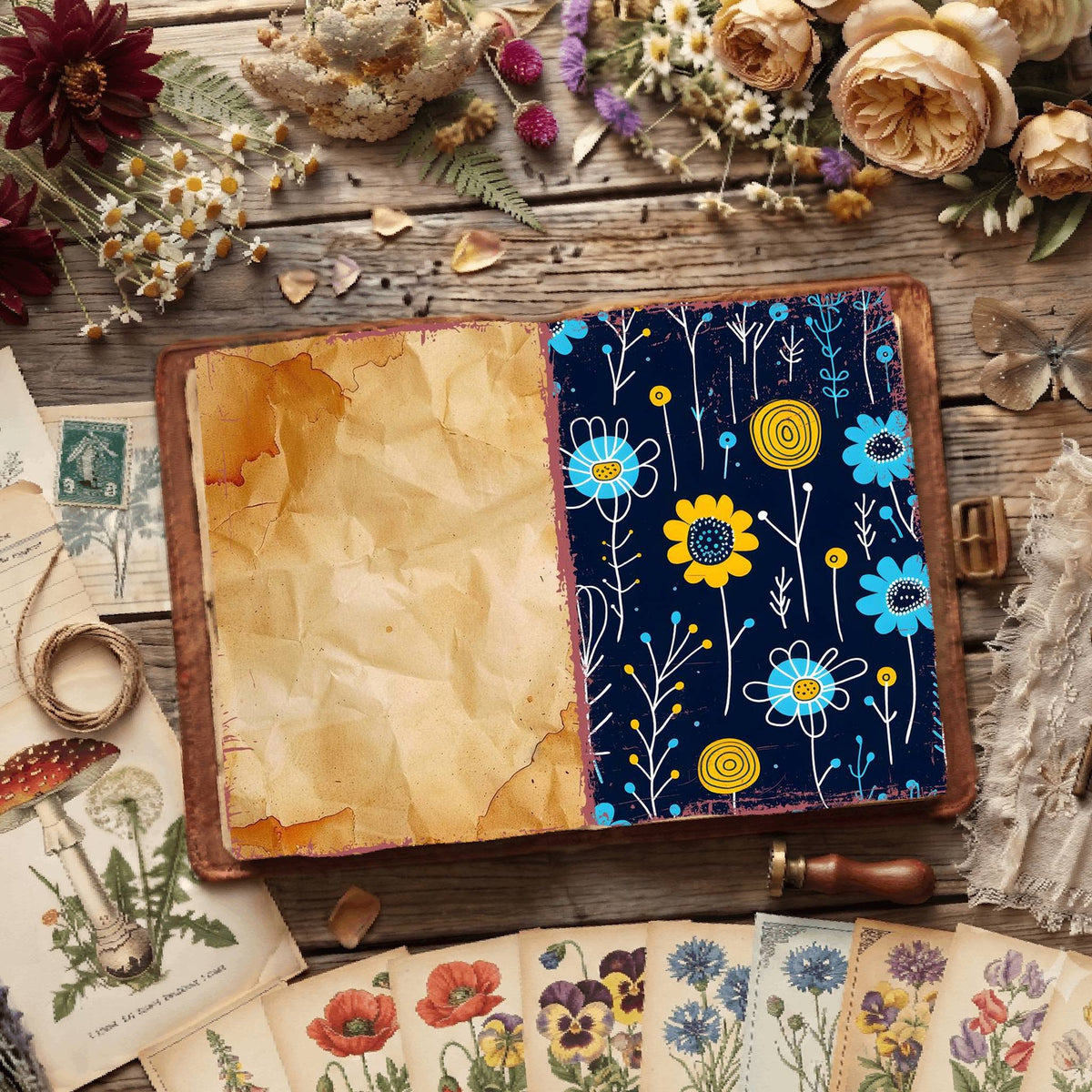 Floral Digital Papers