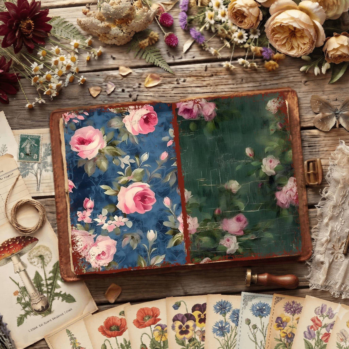 Floral Digital Papers