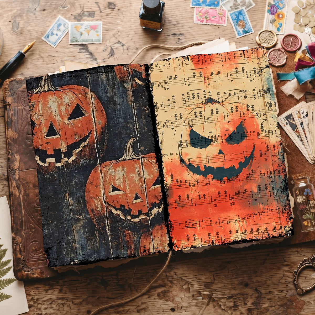 Halloween Digital Papers