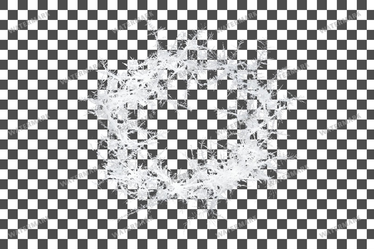 Snowflake Flurry Overlay Swirling Flakes
