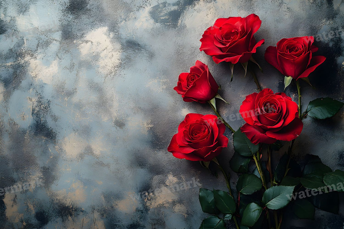Valentine digital photo backdrop for photo editing, preview 48