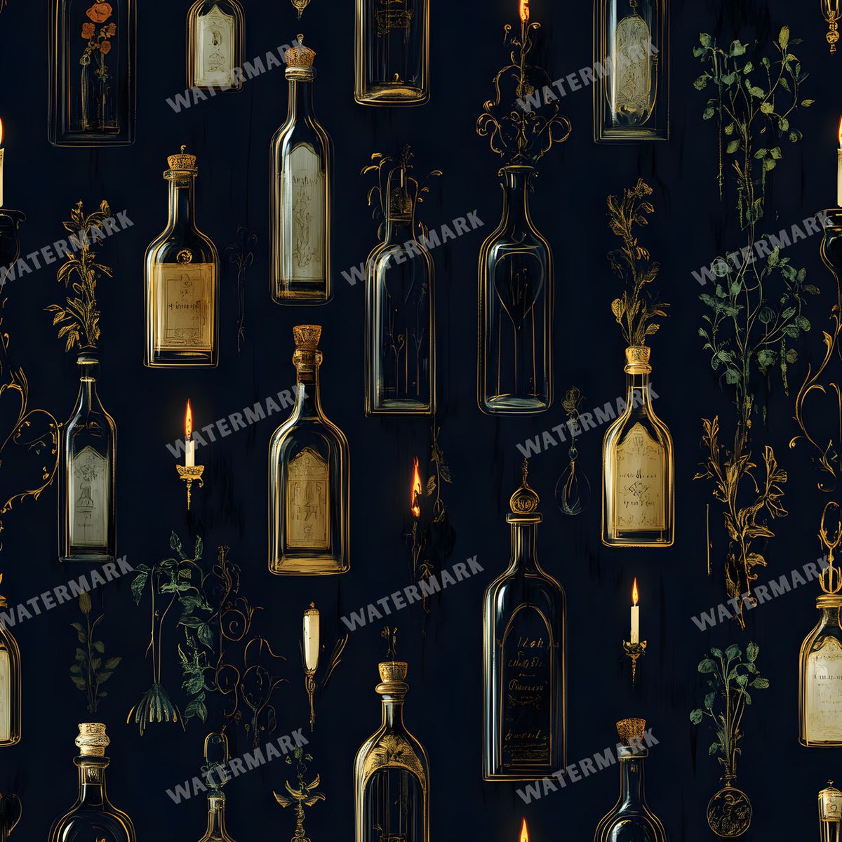 Witchcraft Seamless Pattern