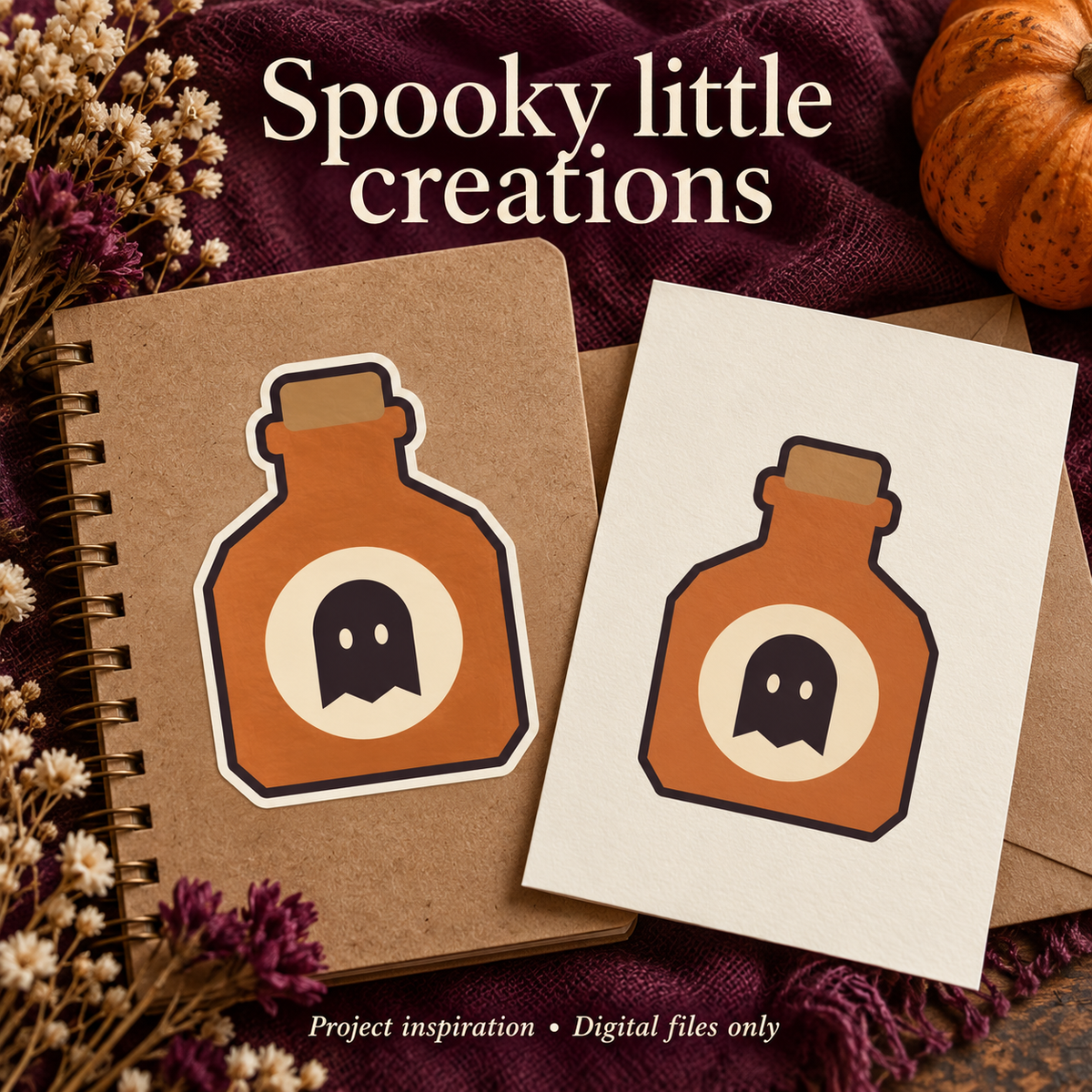 Halloween Potion Cabinet SVG Pack – 12 Witchy Bottle Designs with PNGs