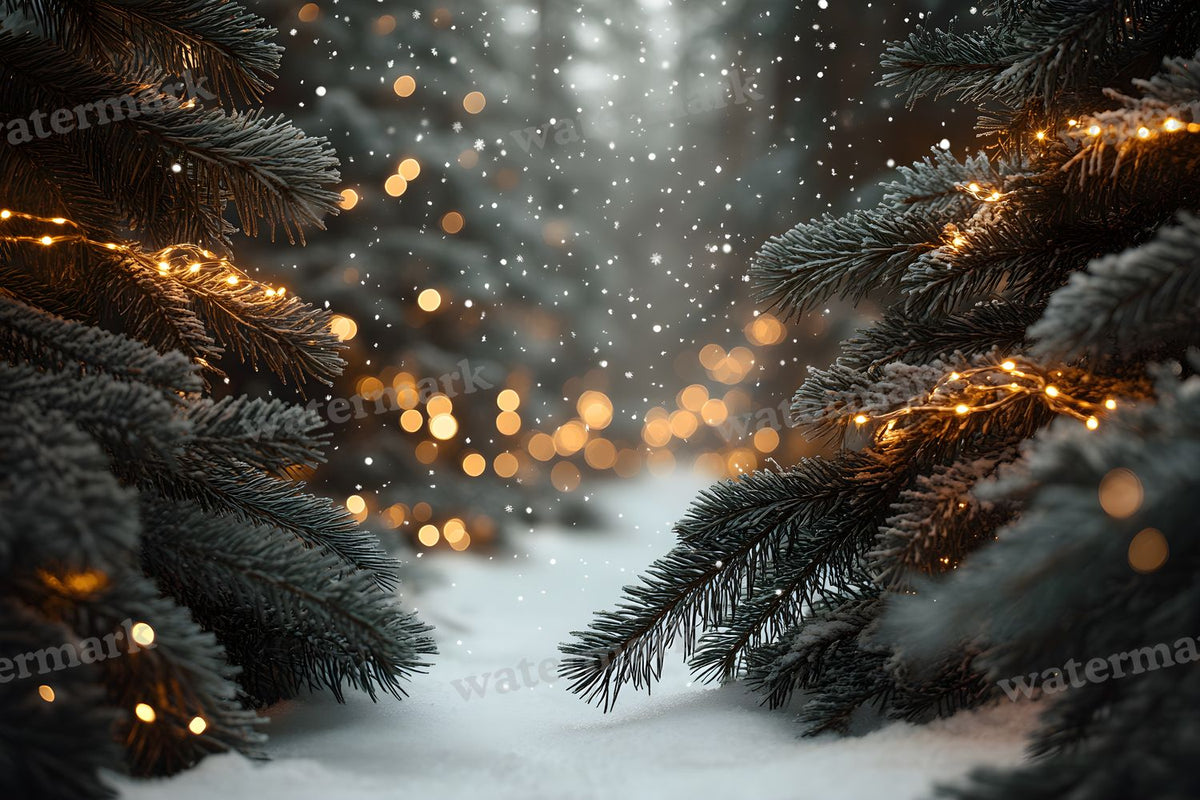 Snowy Forest Backdrop Images