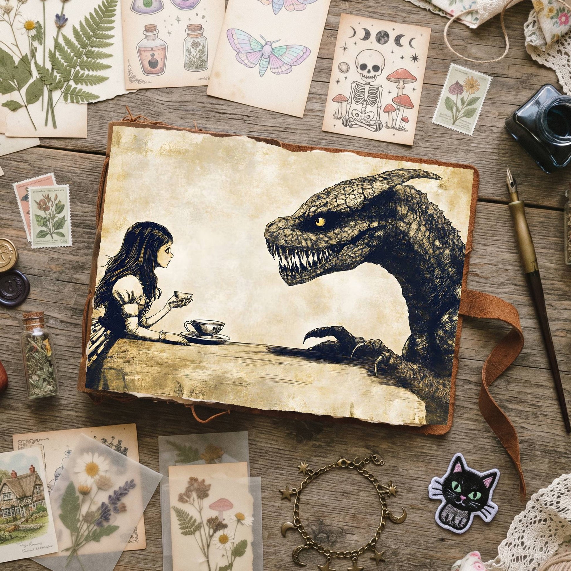 Alice In Wonderland Digital Papers