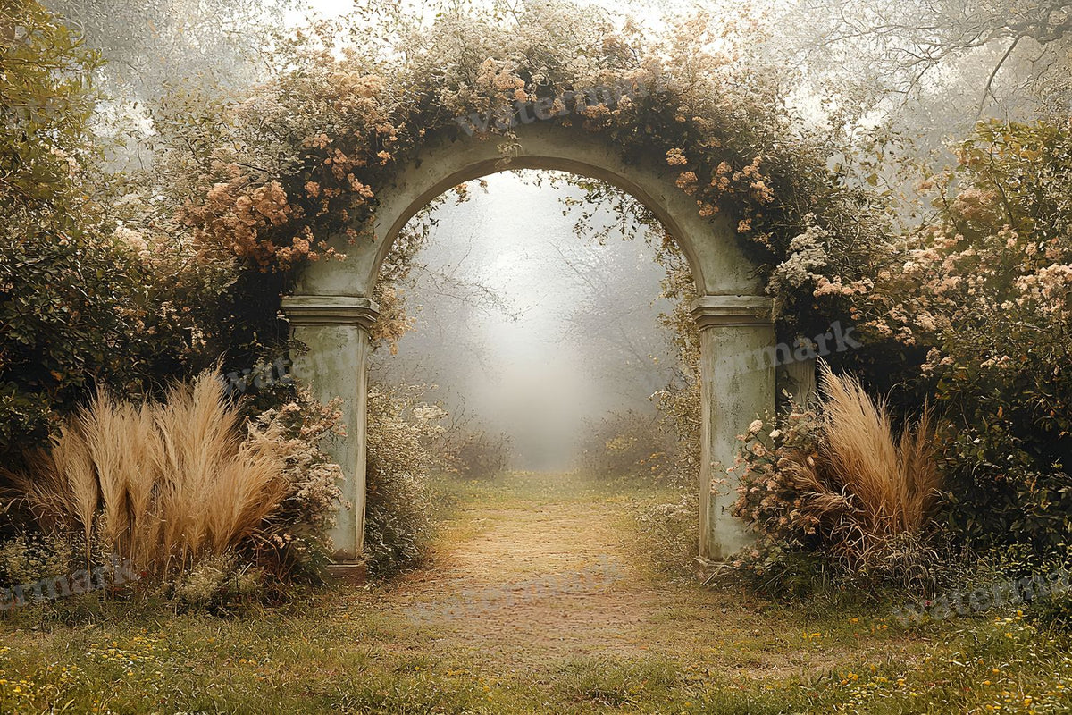 Boho Olive Arch Backdrop Images