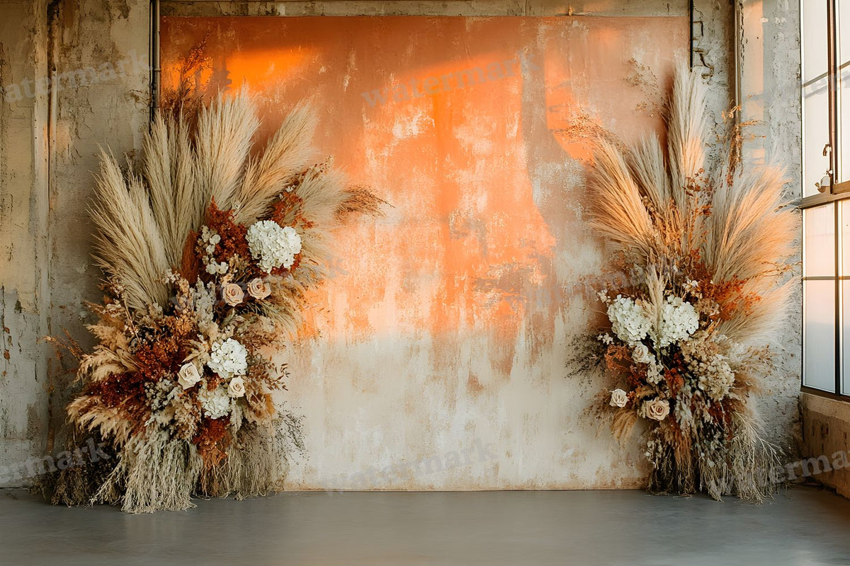Boho Sunset Arch Backdrop Images