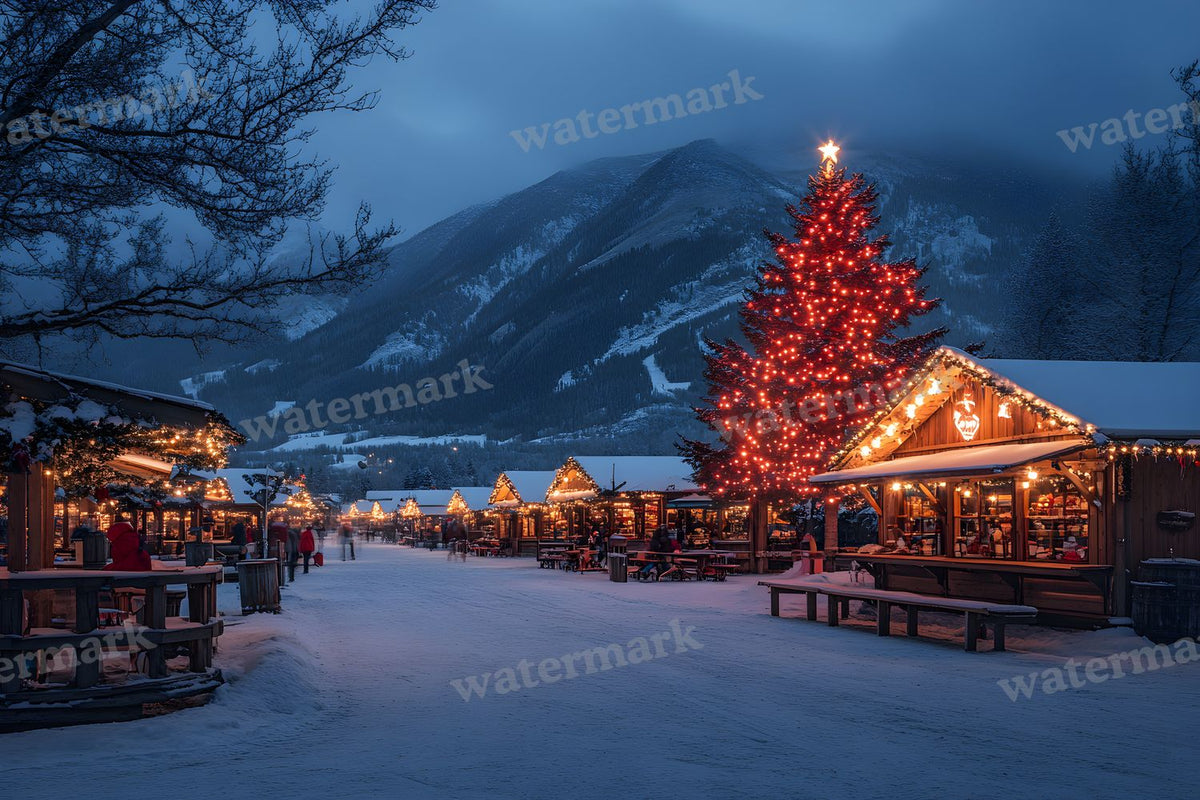Classic Christmas Backdrop Images