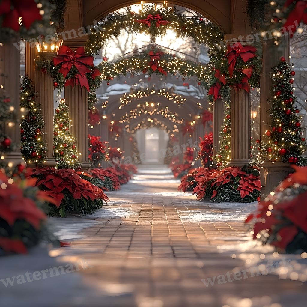 Classic Christmas Backdrop Images