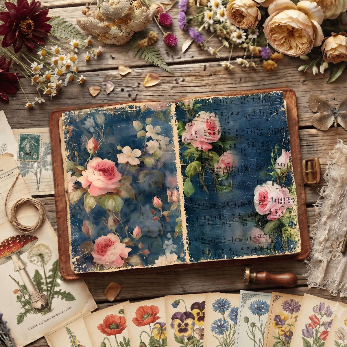 Floral Digital Papers
