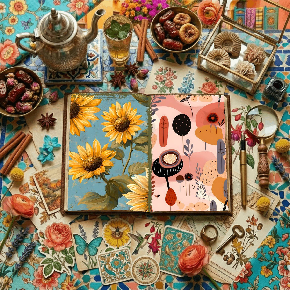 Floral Digital Papers