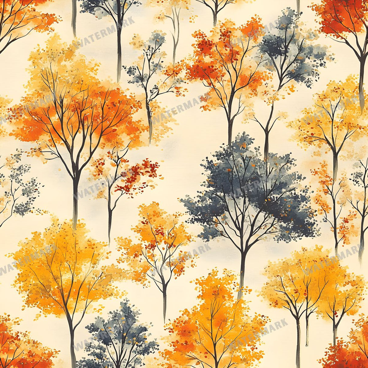 Forest Seamless Pattern