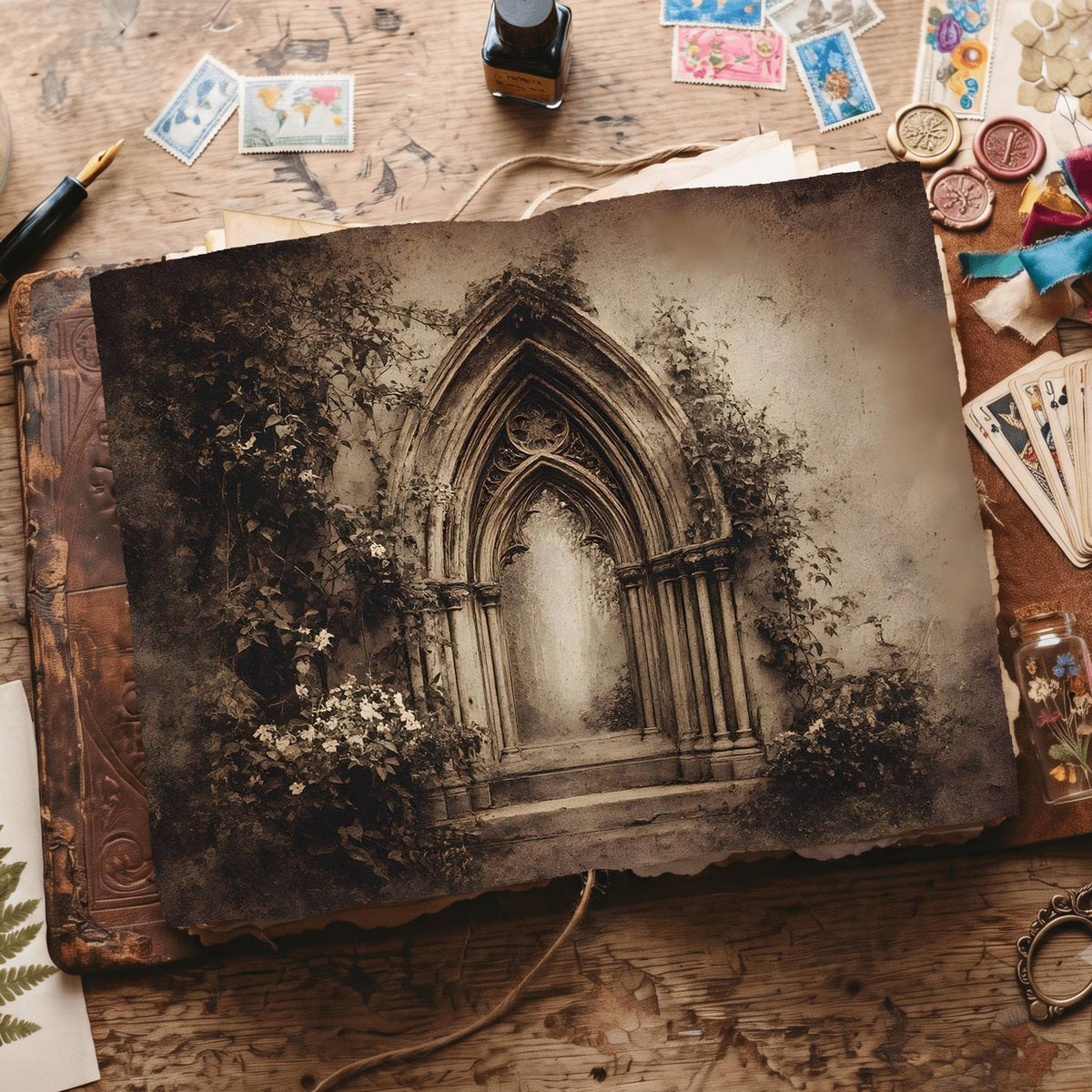 Gothic Digital Papers
