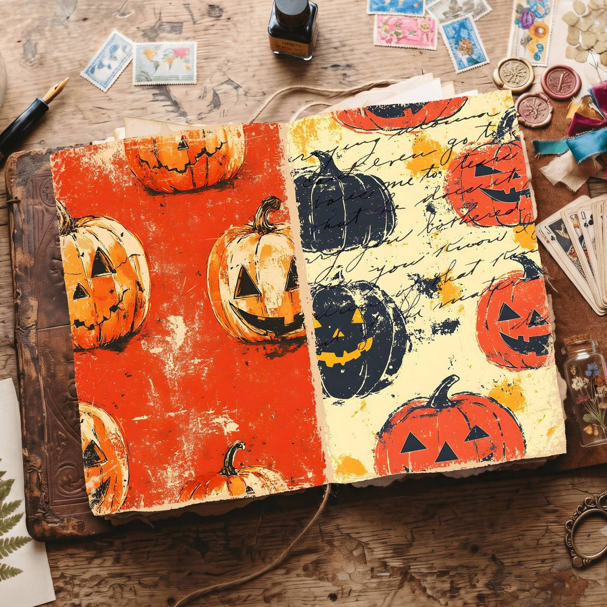 Halloween Digital Papers