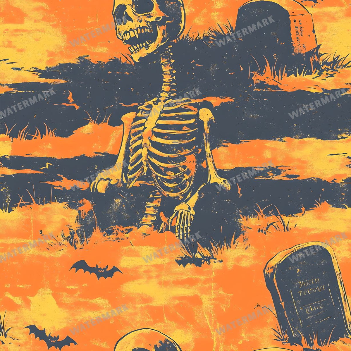 Halloween Seamless Pattern