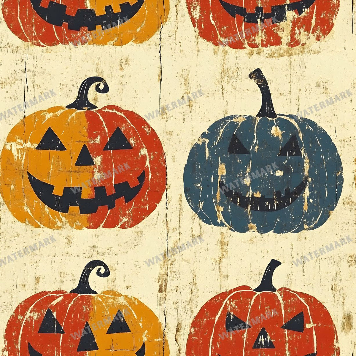 Halloween Seamless Pattern