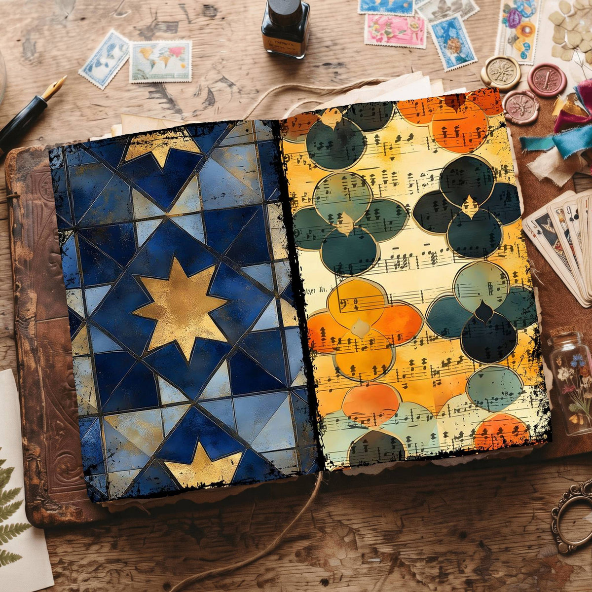 Moroccan Pattern Digital Papers