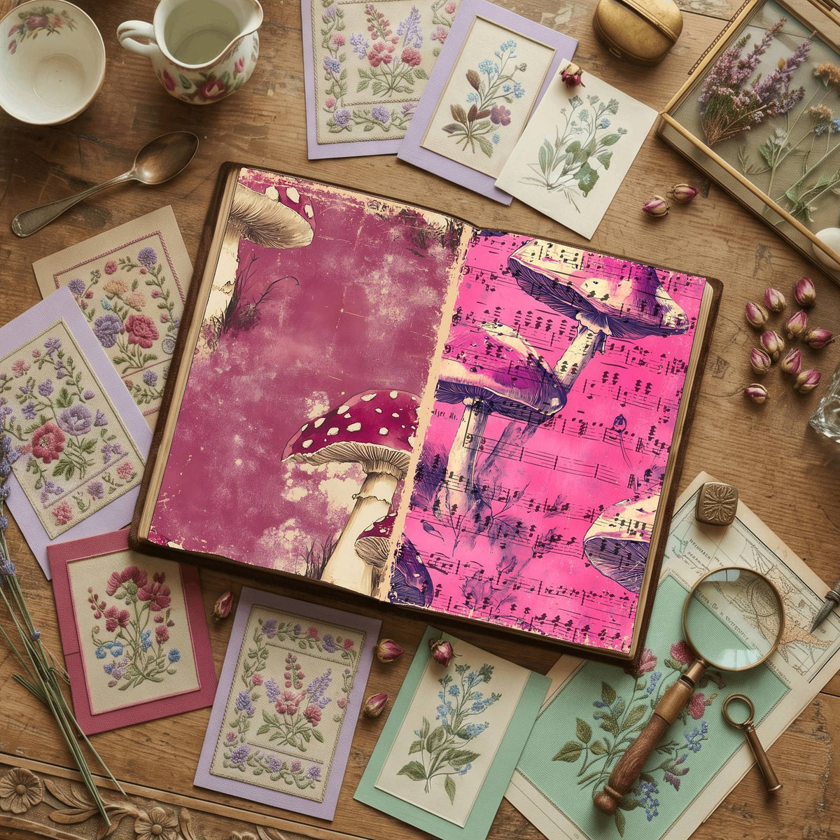 Mushroom Digital Papers