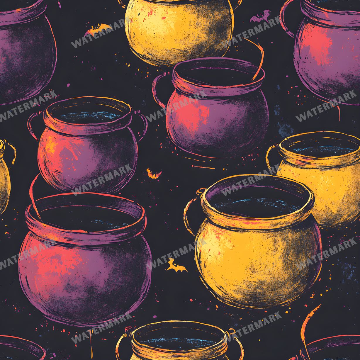 Witchcraft Seamless Pattern