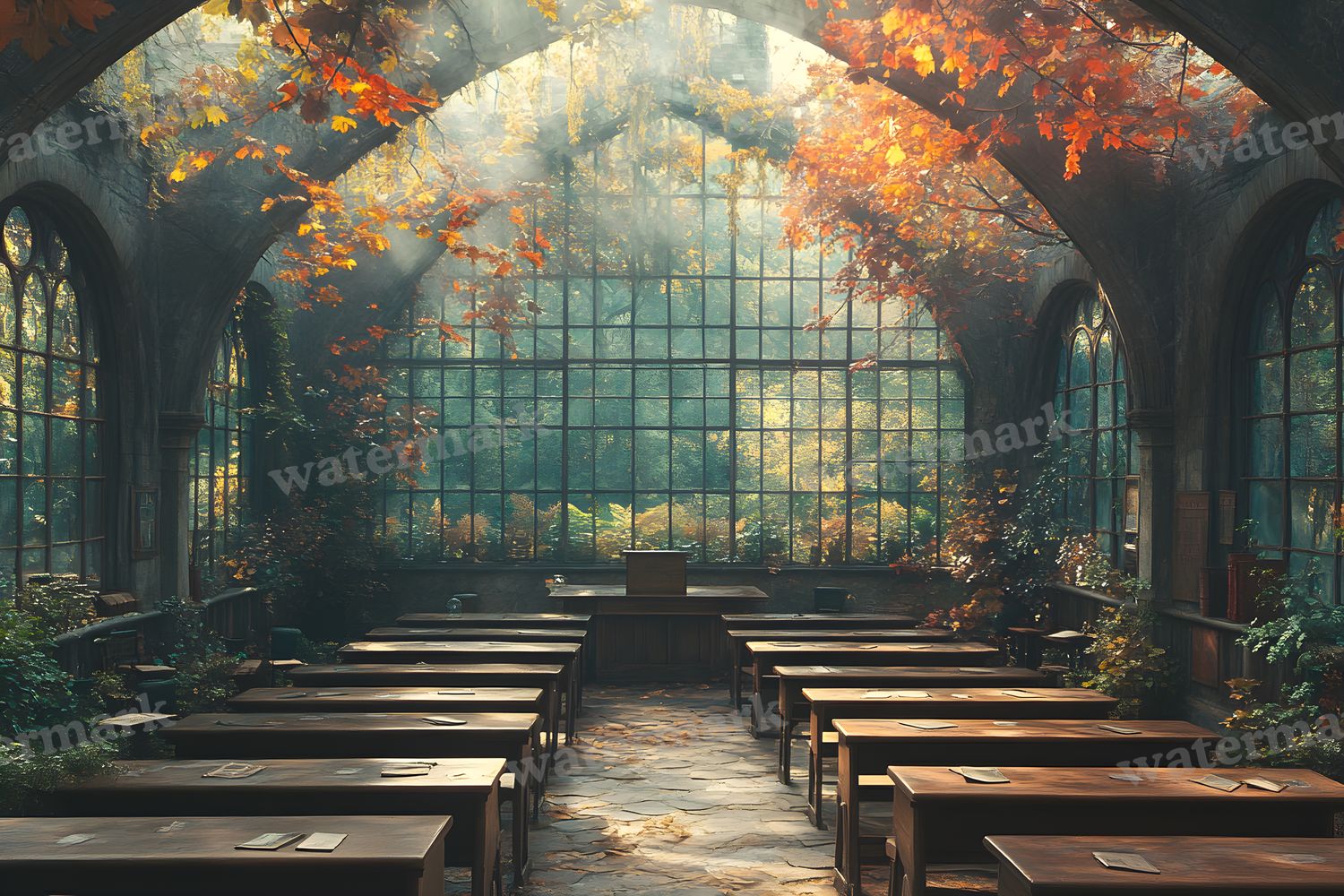 Wizarding Classroom Backdrop Images