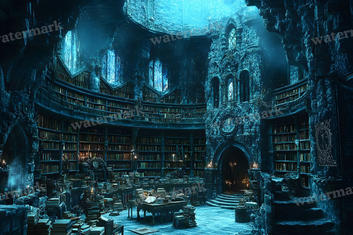 Wizards Library Backdrop Images