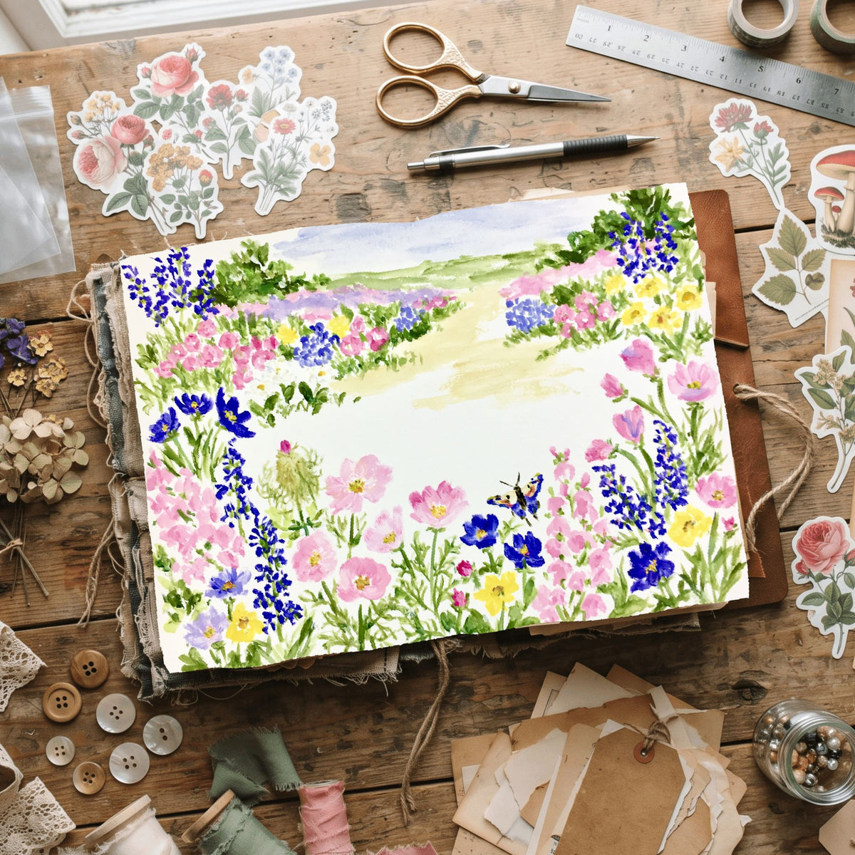 Soft Impressionist Landscape Painting