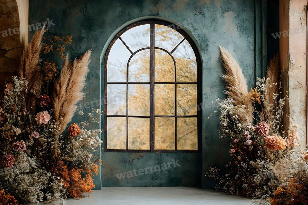 Boho Olive Arch Backdrop Images