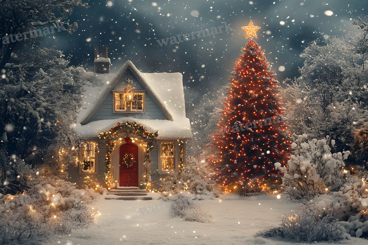 Classic Christmas Backdrop Images