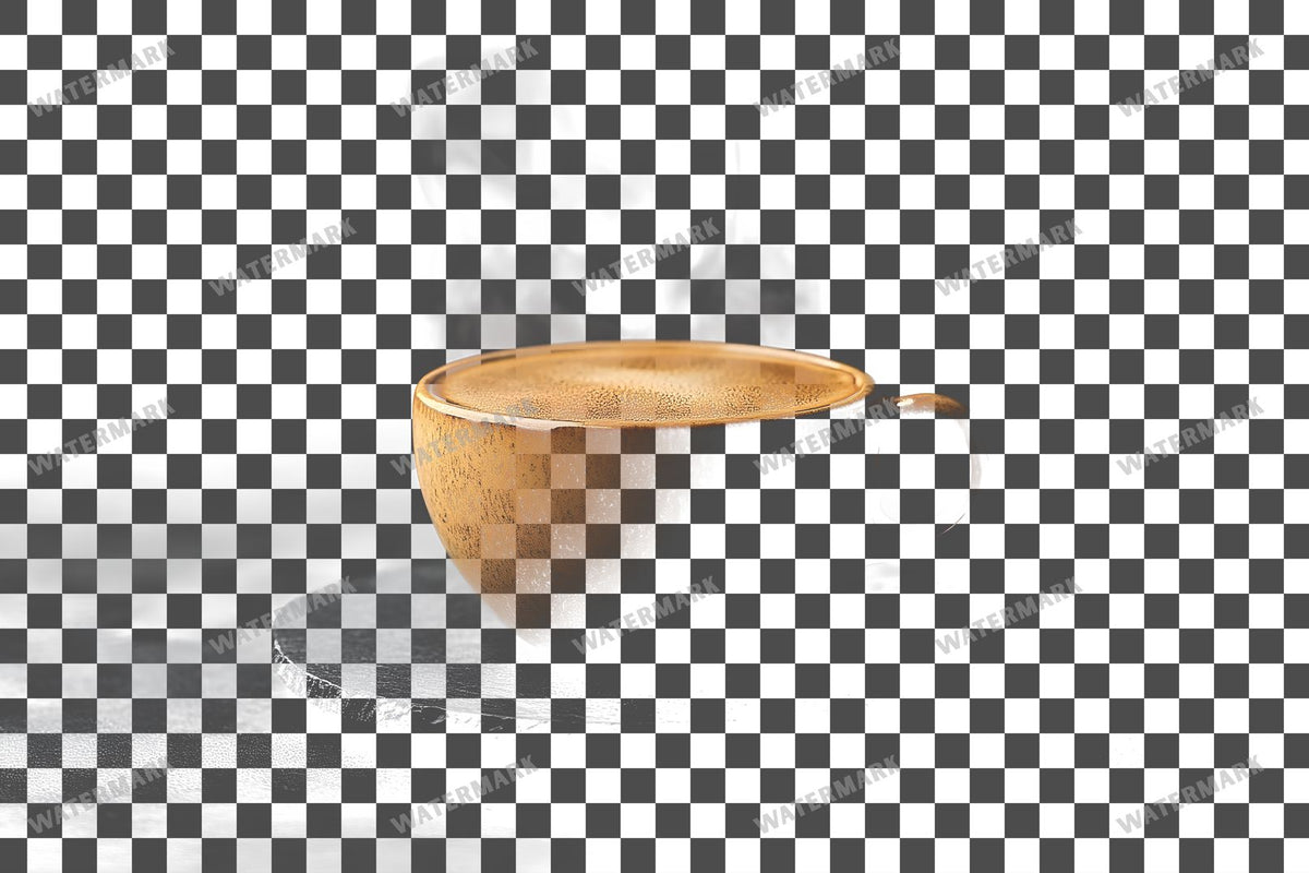 Coffee Cup PNG overlay on a transparent checkered background, preview 51