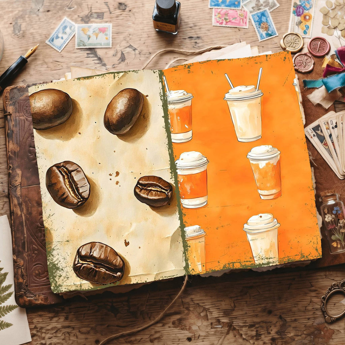 Coffee Digital Papers