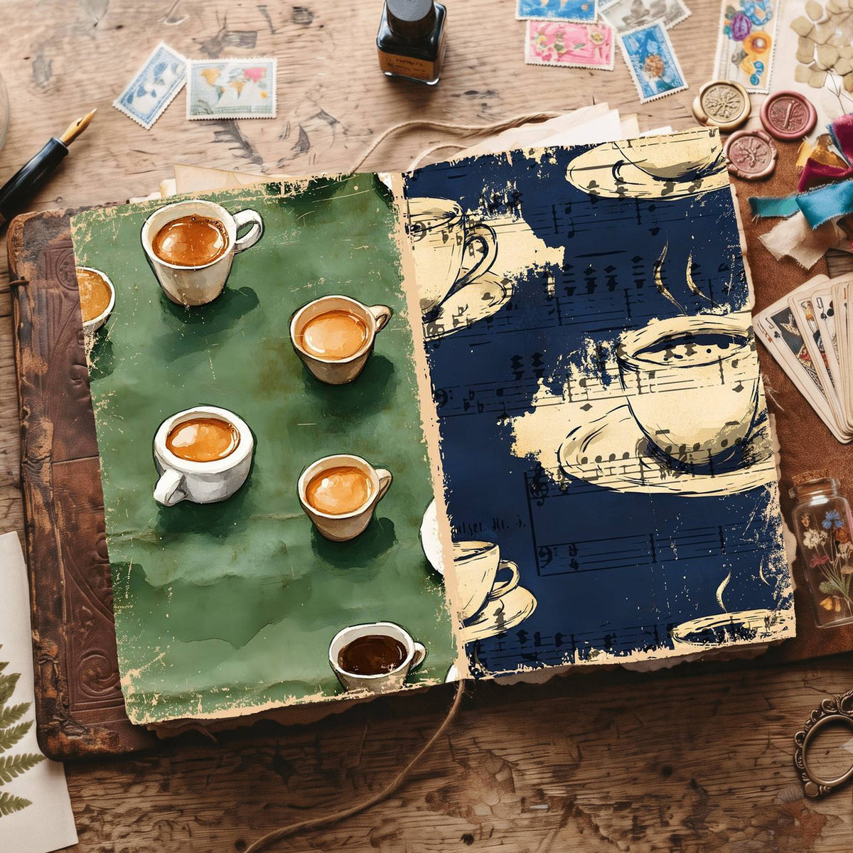 Coffee Digital Papers