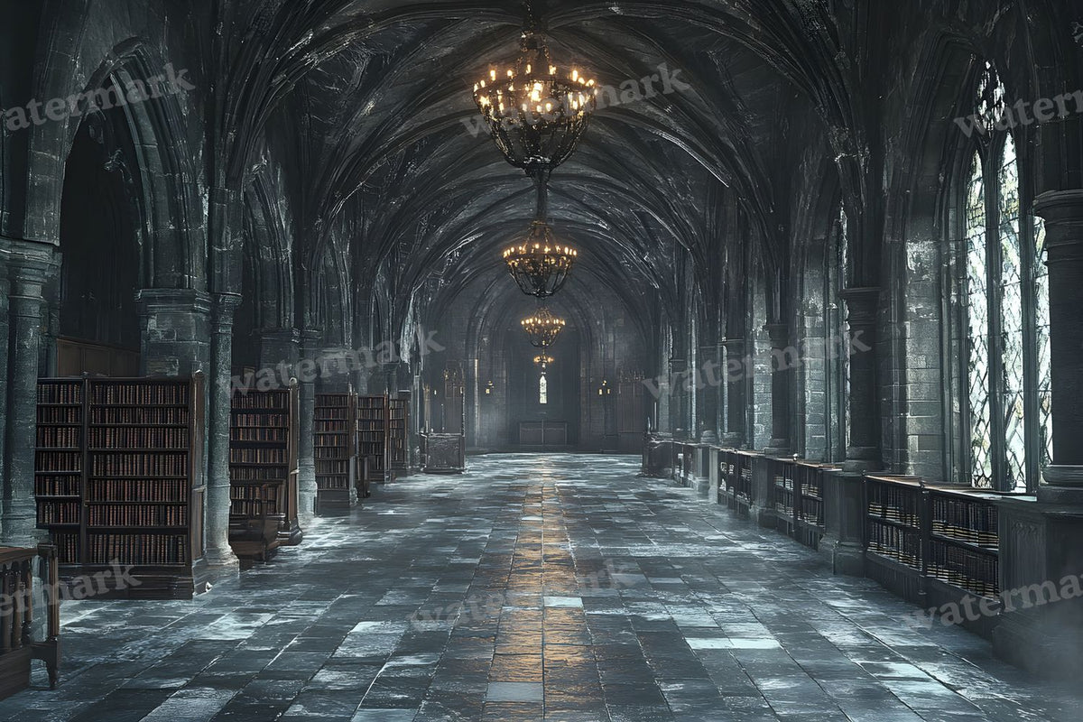 Dark Academia Study Backdrop Images