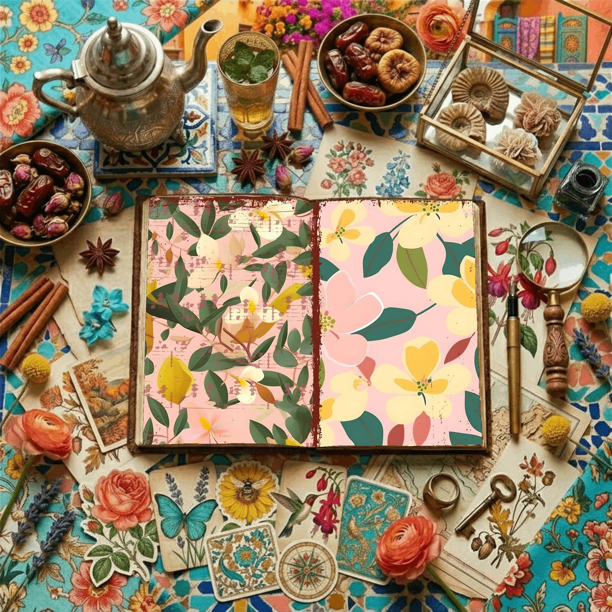 Floral Digital Papers