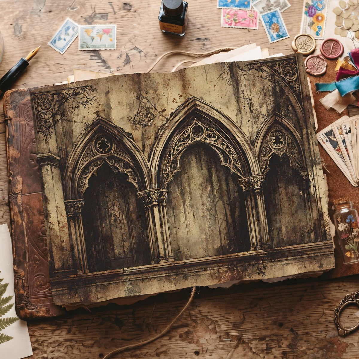 Gothic Digital Papers