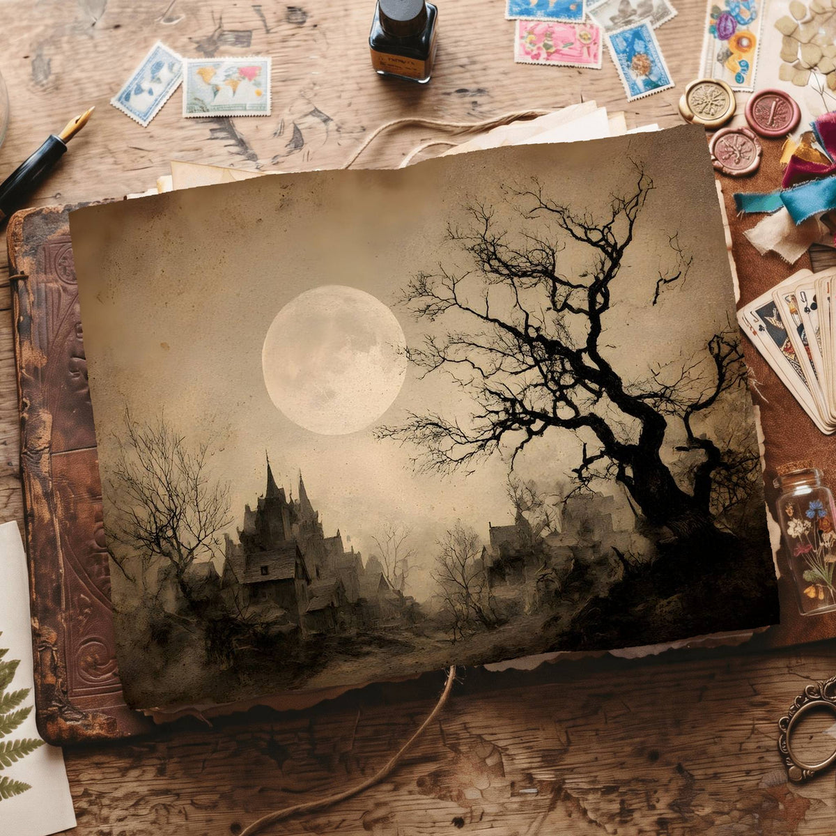 Gothic Digital Papers