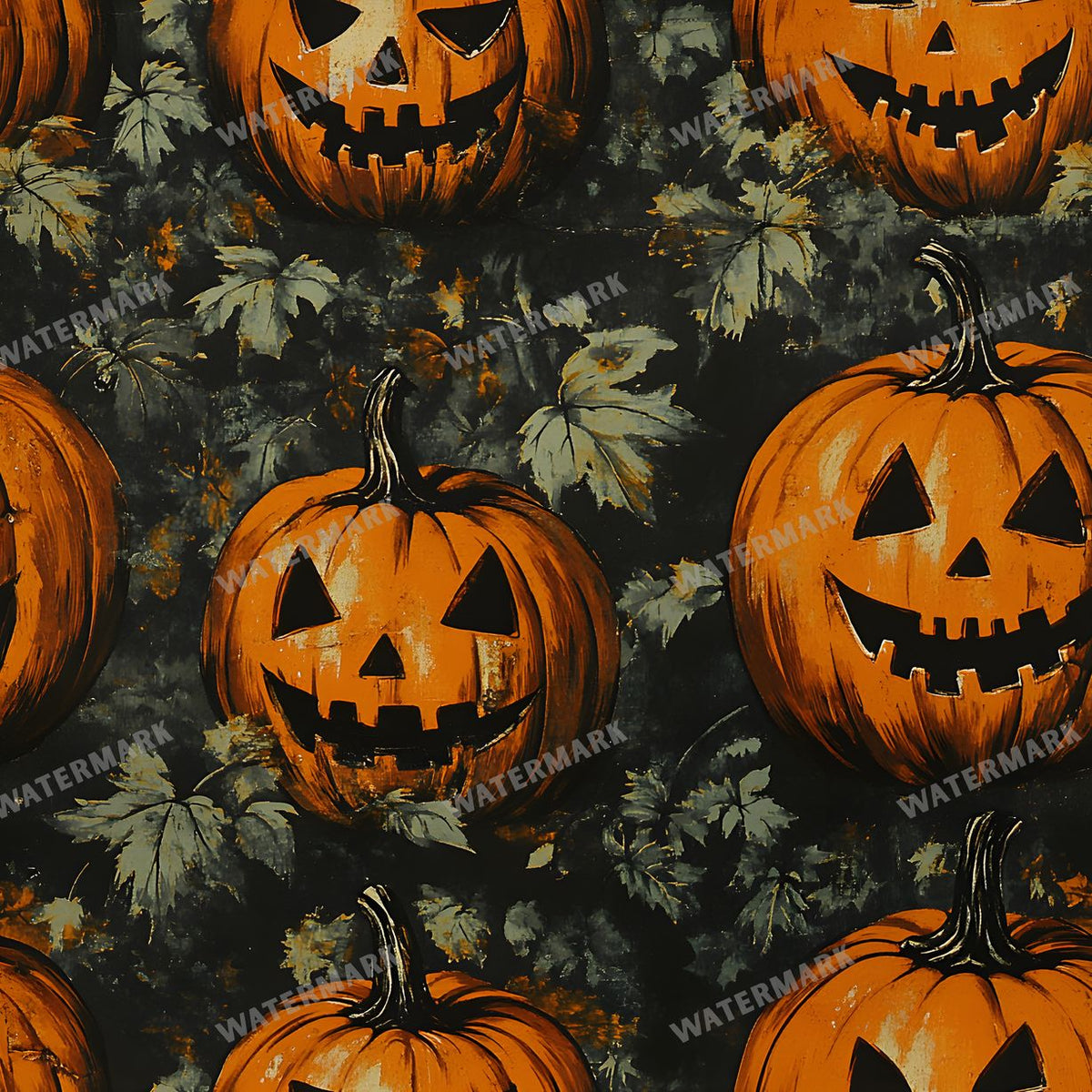 Halloween Seamless Pattern