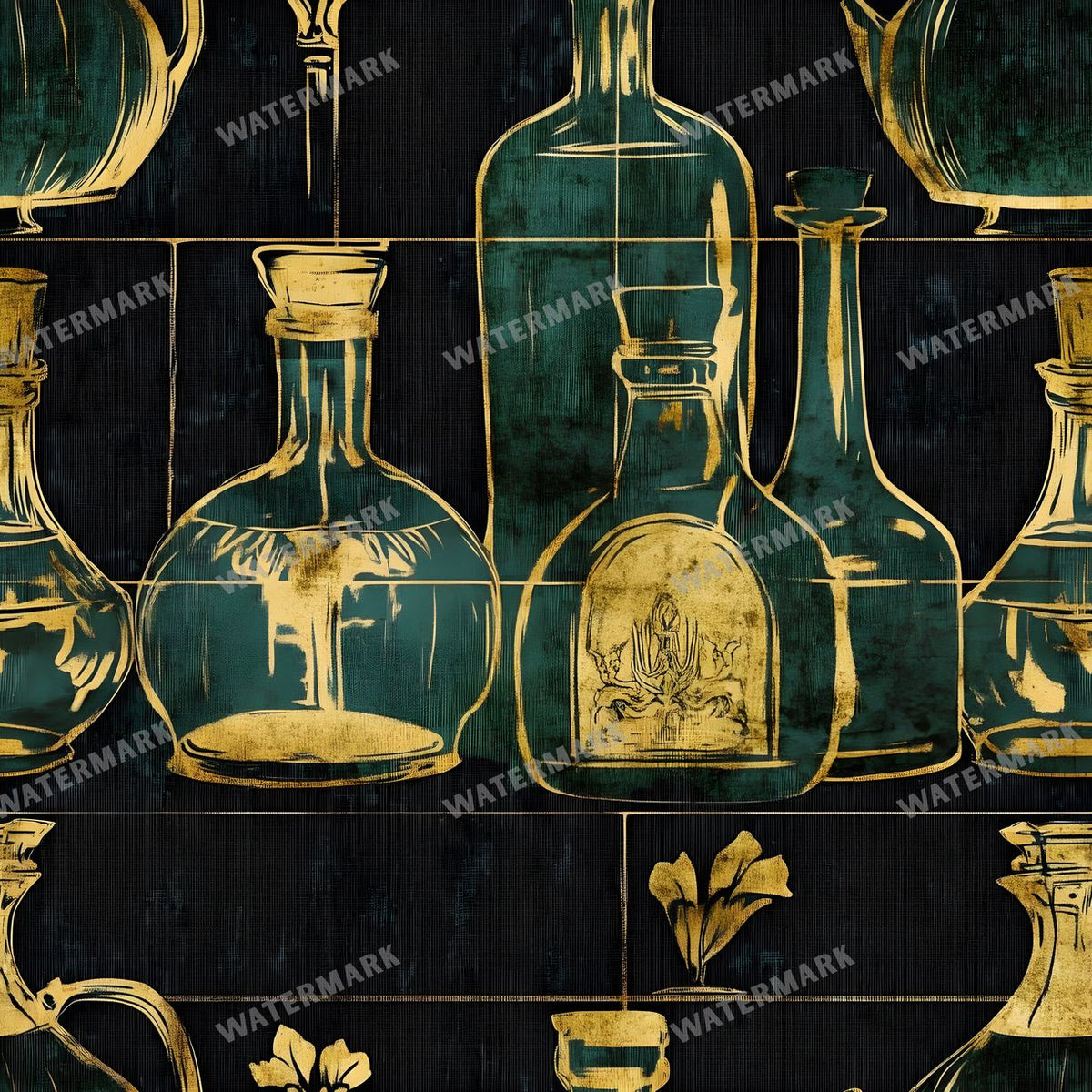 Witchcraft Seamless Pattern