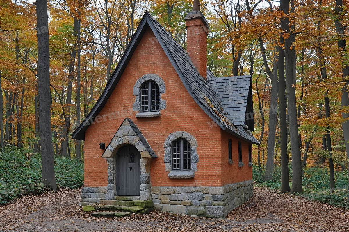 Witchs Hut Backdrop Images