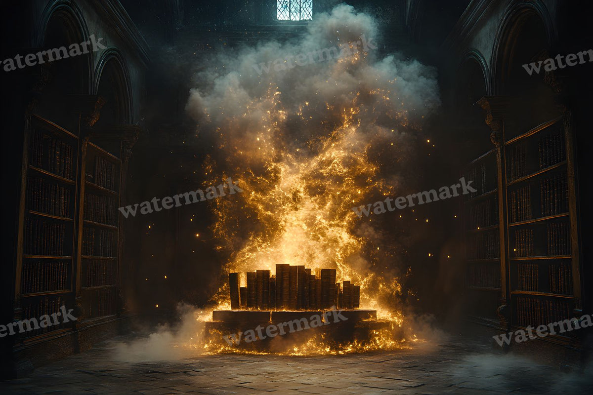 Wizards Library Backdrop Images
