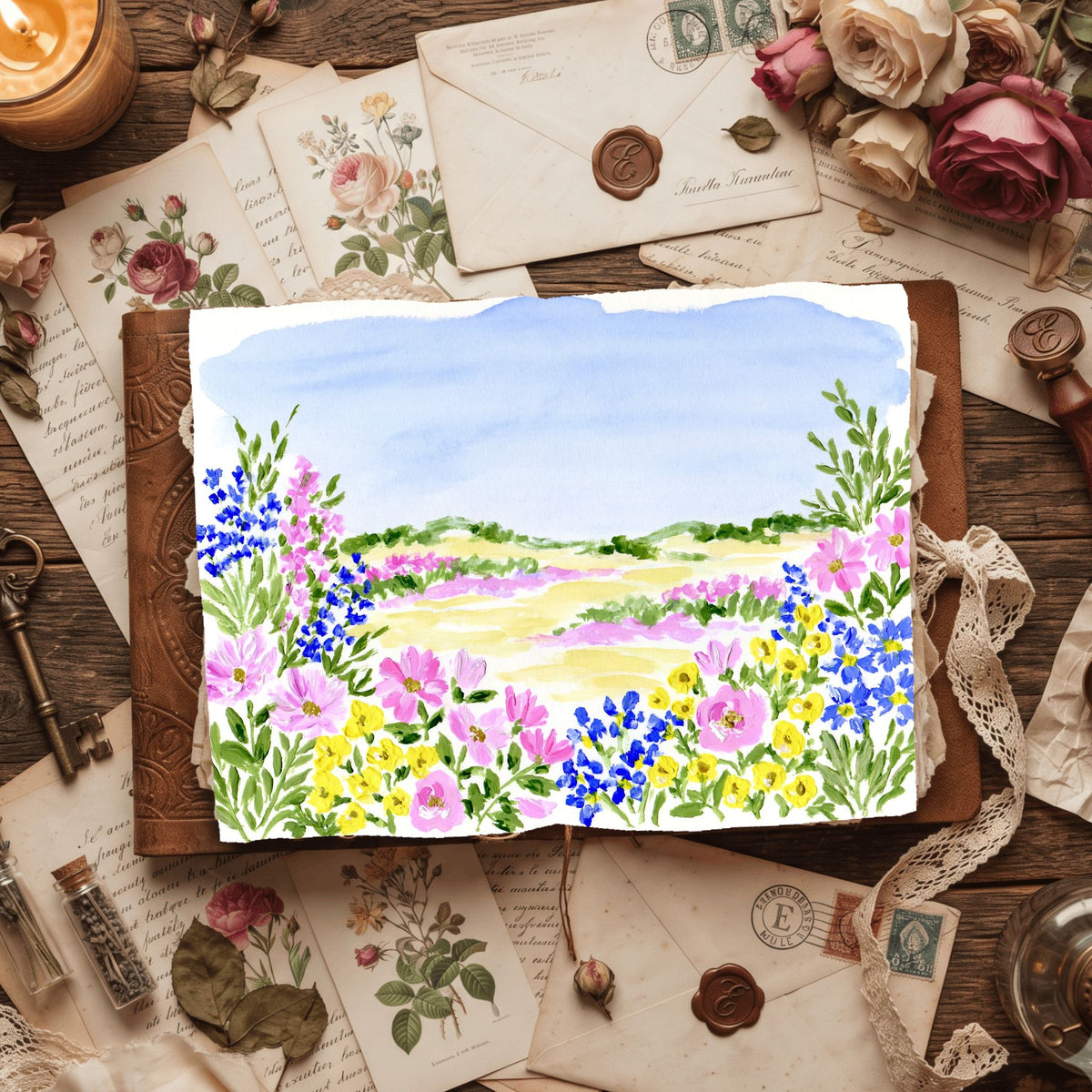 Soft Impressionist Landscape Painting