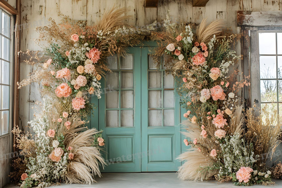 Boho Olive Arch Backdrop Images