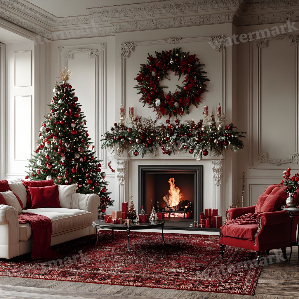 Classic Christmas Backdrop Images