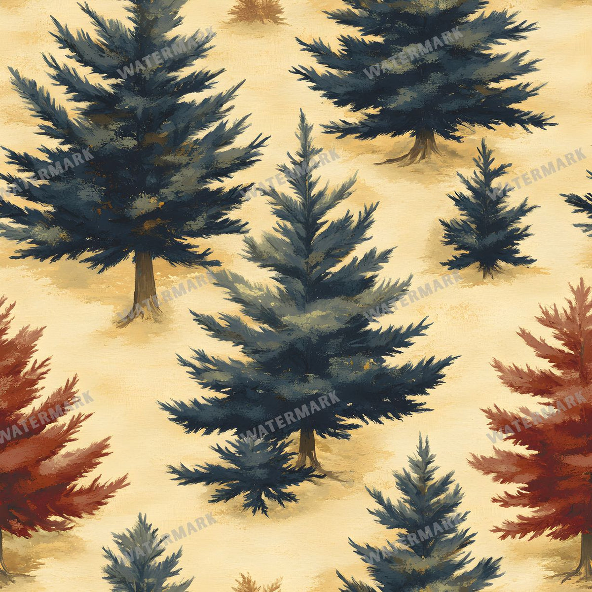 Forest Seamless Pattern