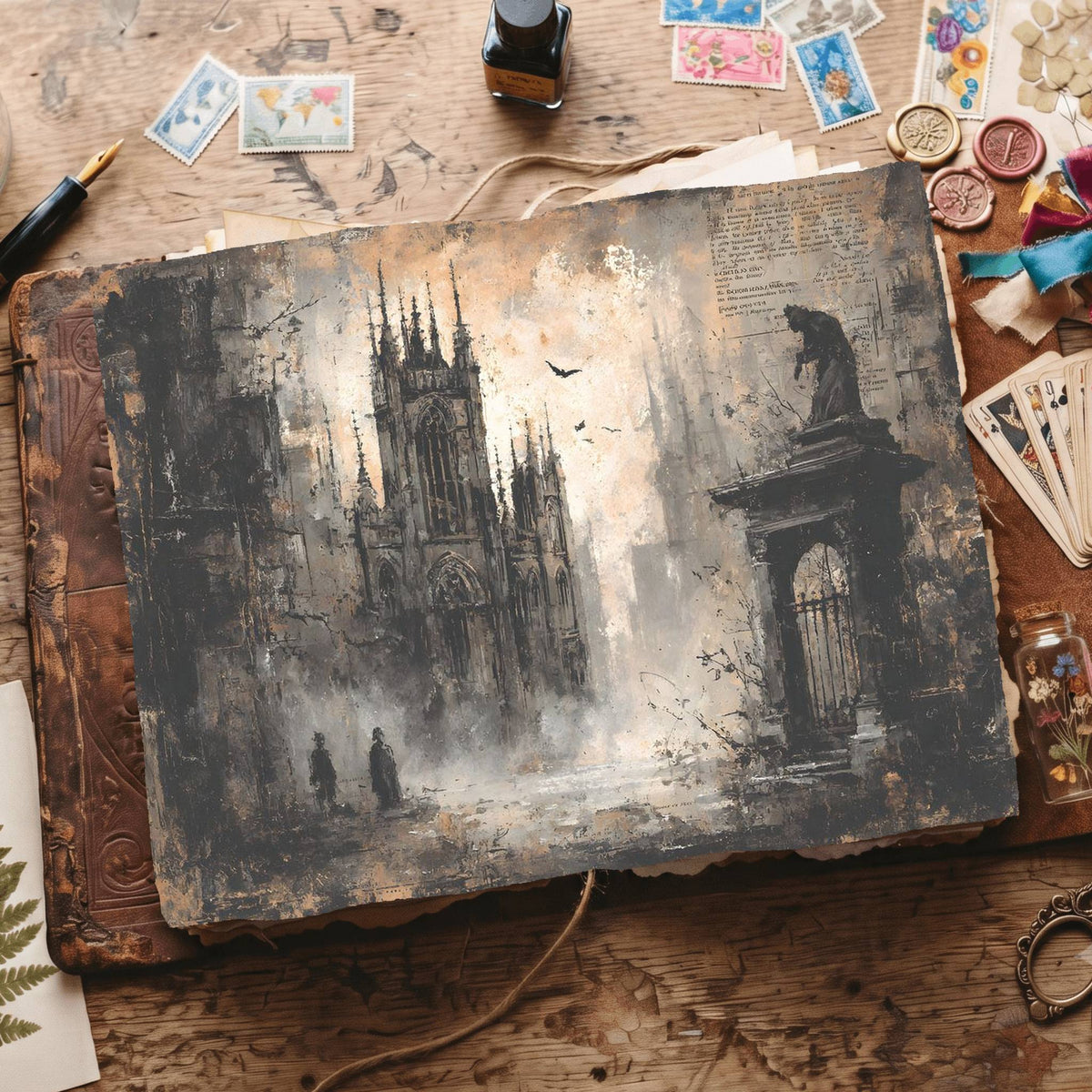Gothic Digital Papers