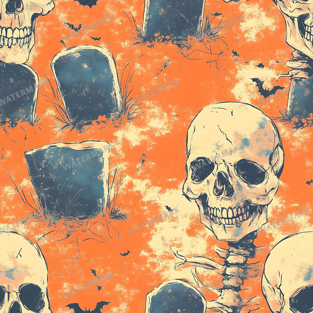 Halloween Seamless Pattern