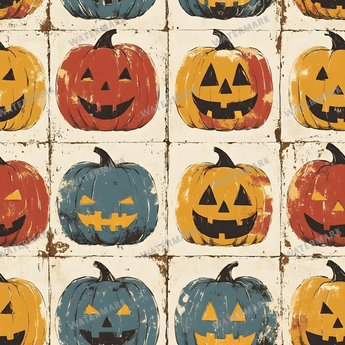 Halloween Seamless Pattern