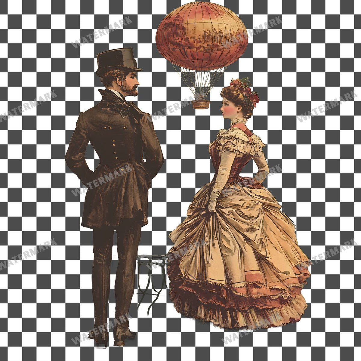 Travel Vintage Style Clipart Pngs