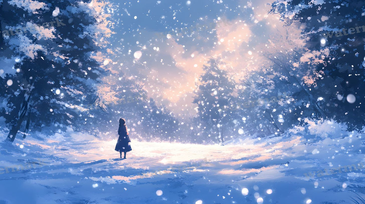 Winter Snow Backdrop Images